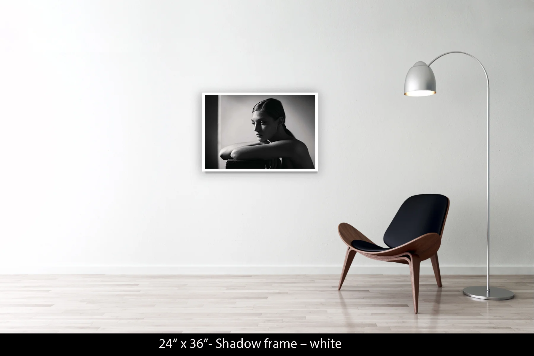 24"x36" | Shadow Frame White