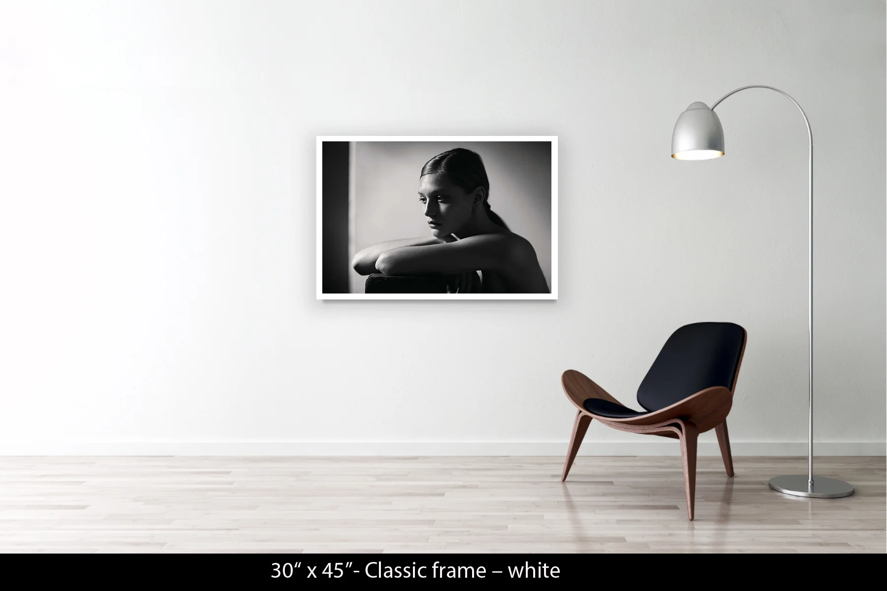 30"x45" | Classic Frame White