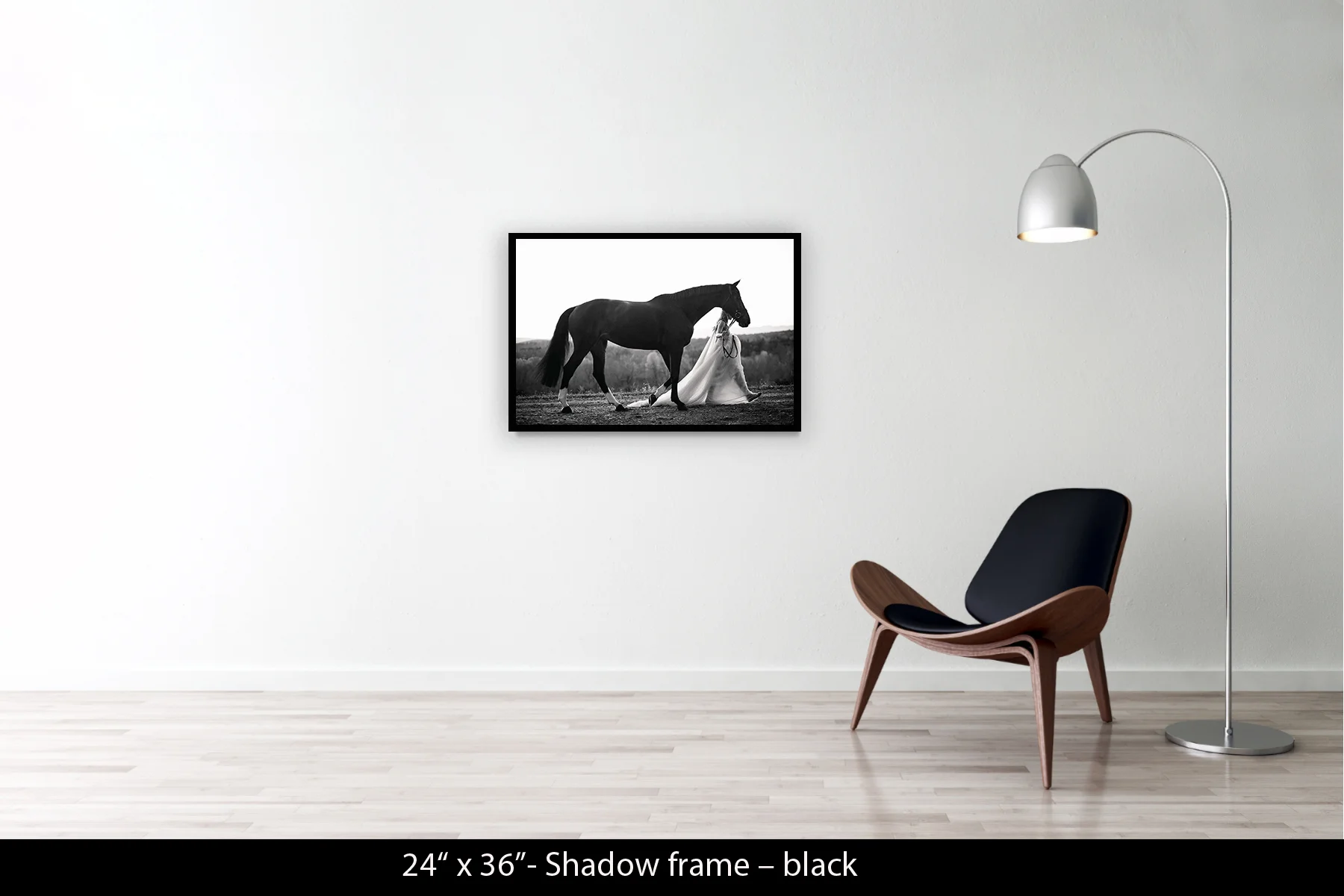24"x36" | Shadow Frame Black