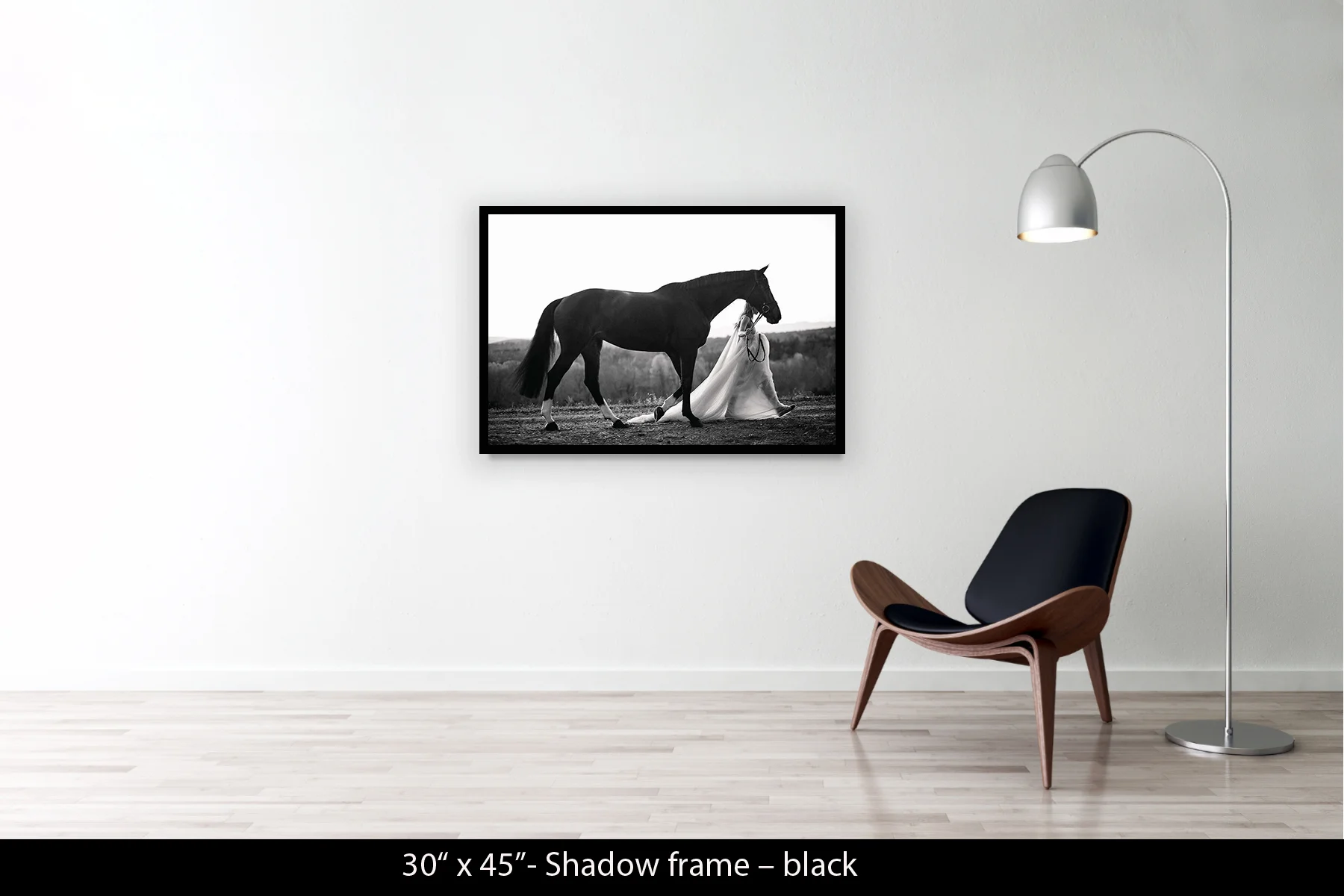 30"x45" | Shadow Frame Black