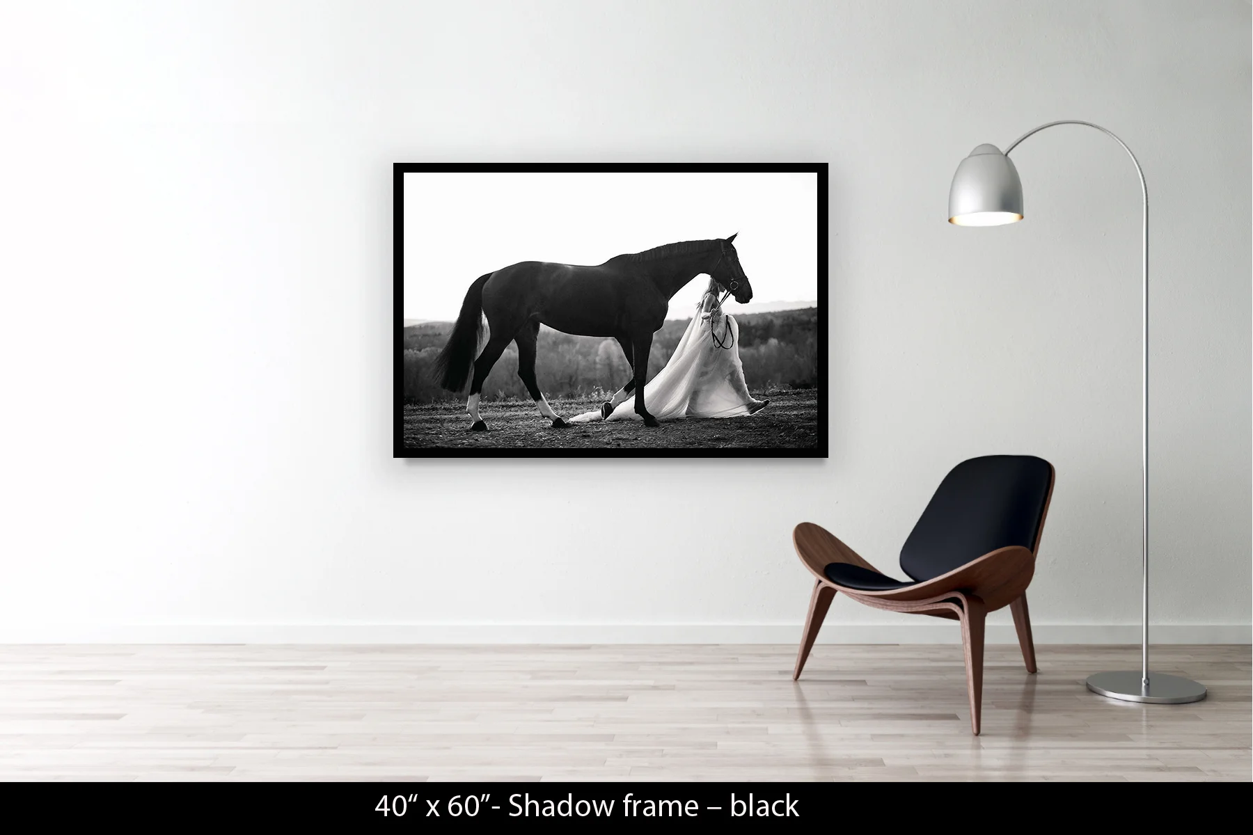 40"x60" | Shadow Frame Black