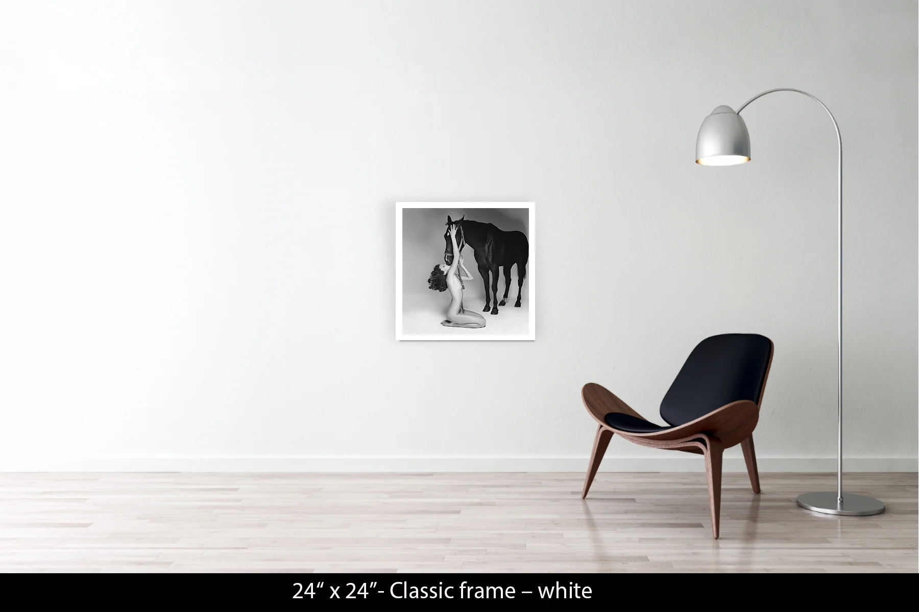 24"x24" | Classic Frame White