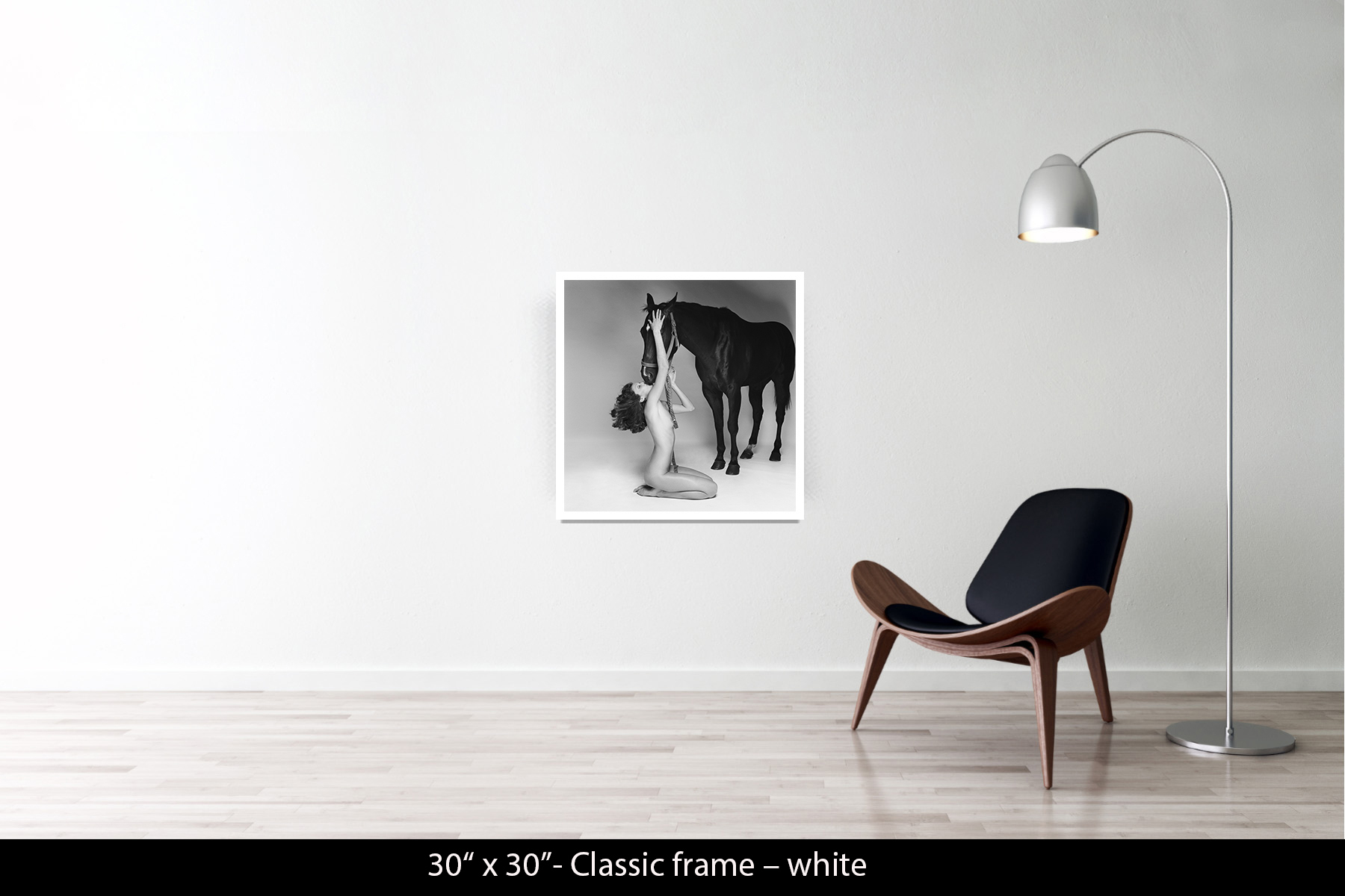 30"x30" | Classic Frame White
