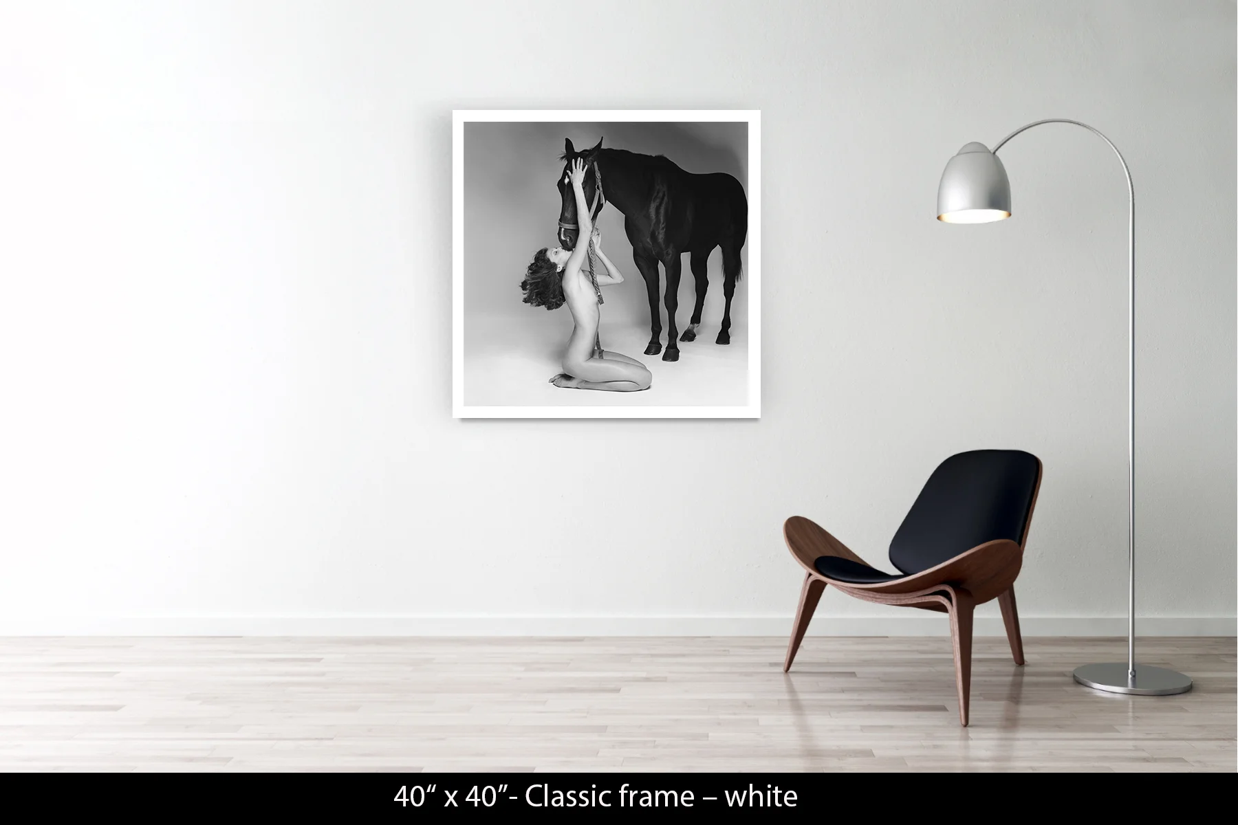 40"x40" | Classic Frame White