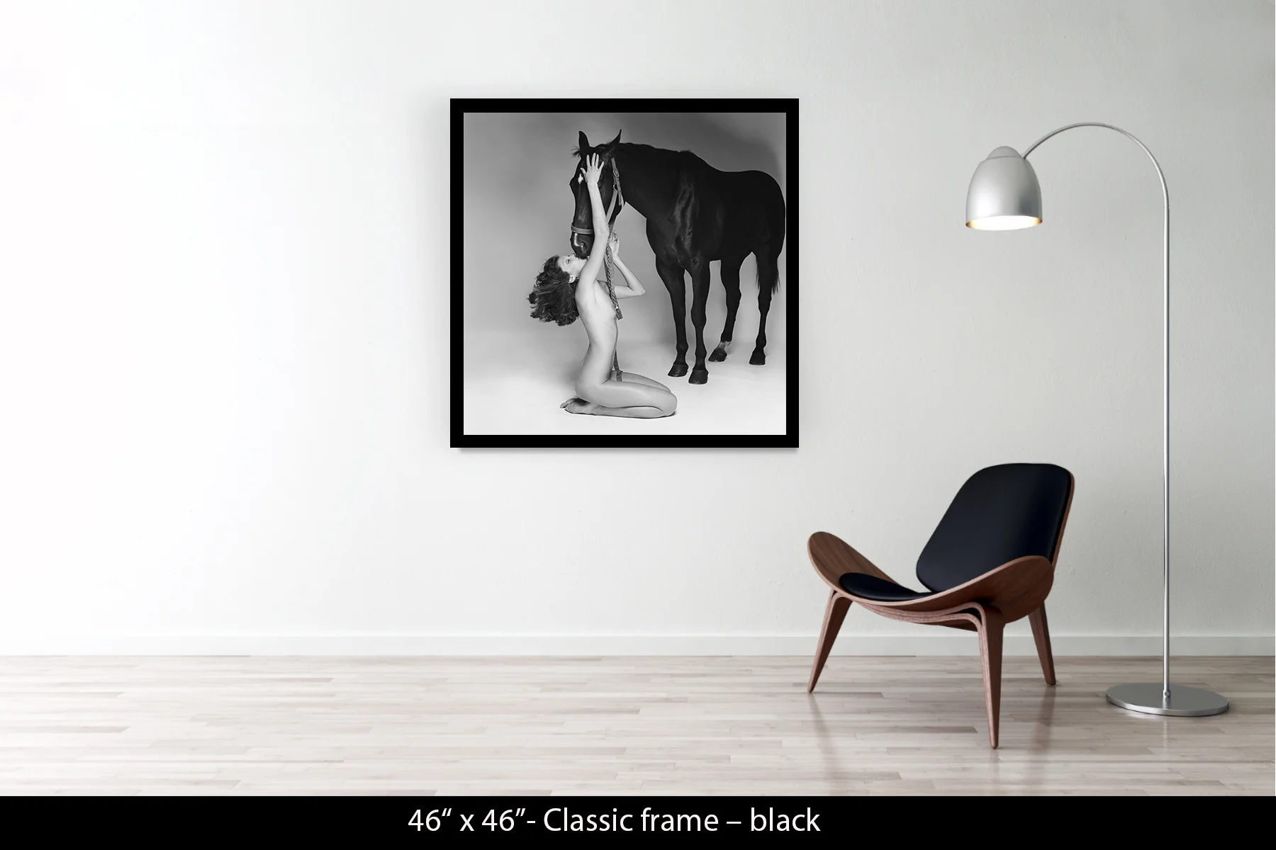 46"x46" | Classic Frame Black