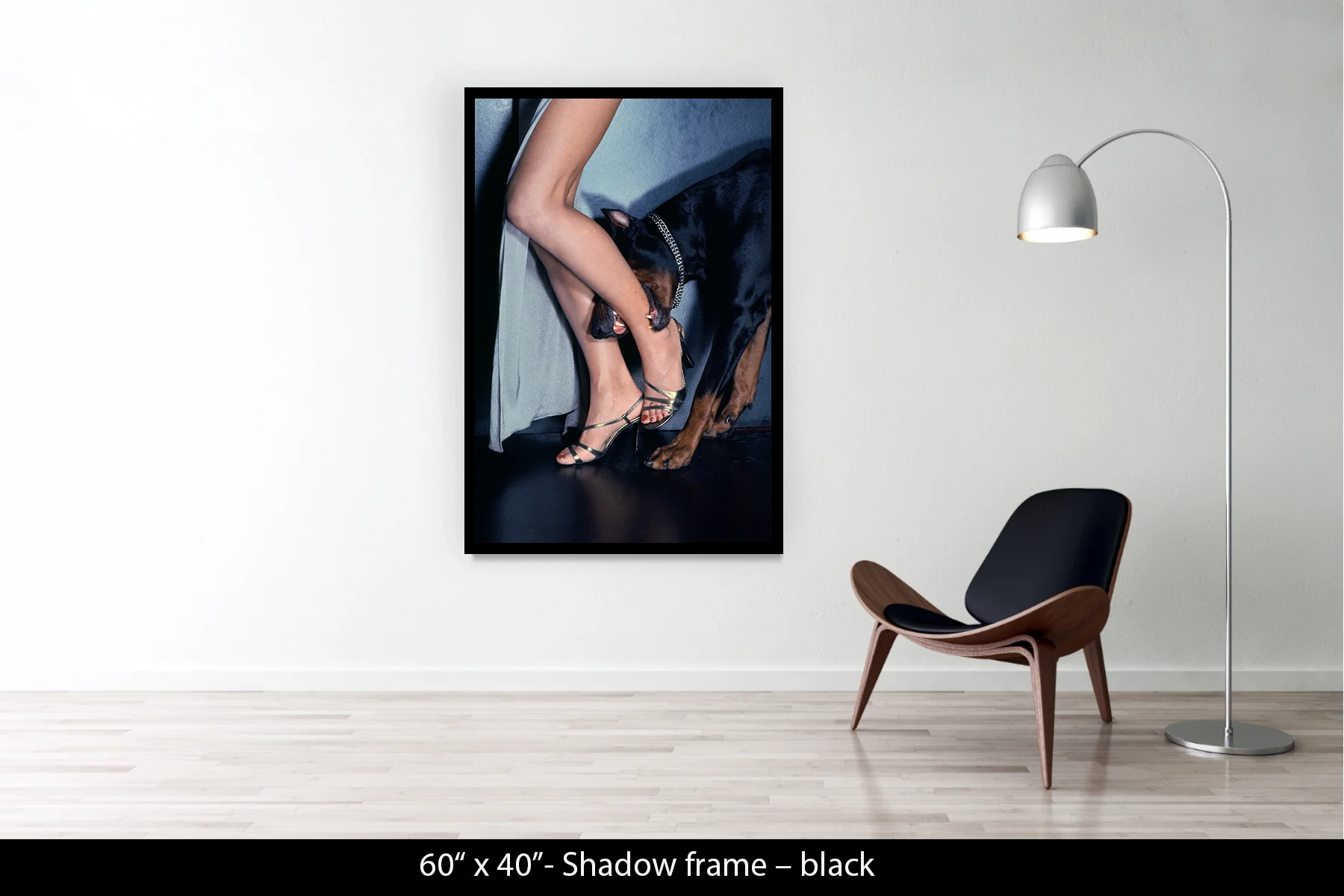 60"x40" | Shadow Frame Black