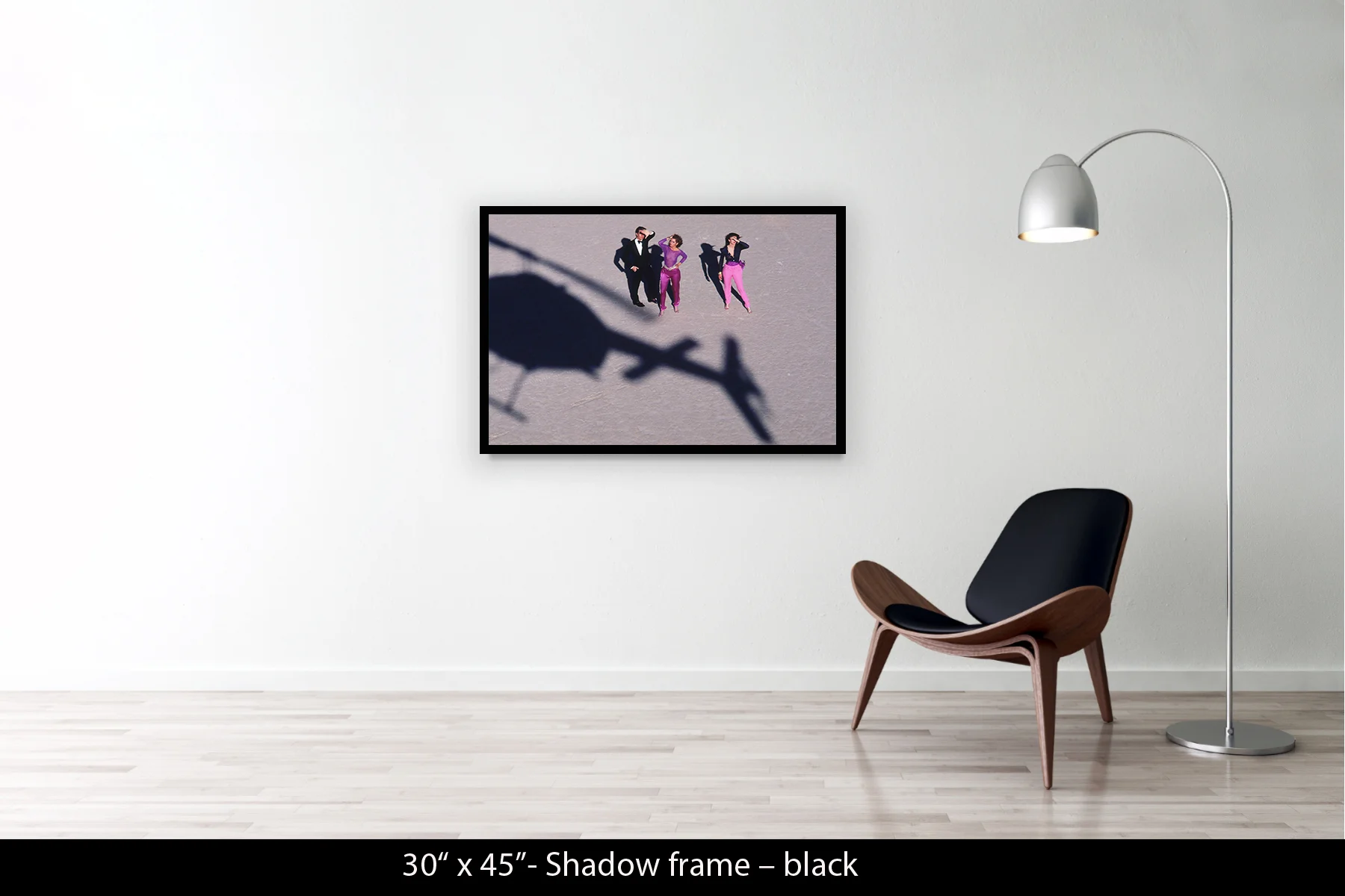 30"x45" | Shadow Frame Black
