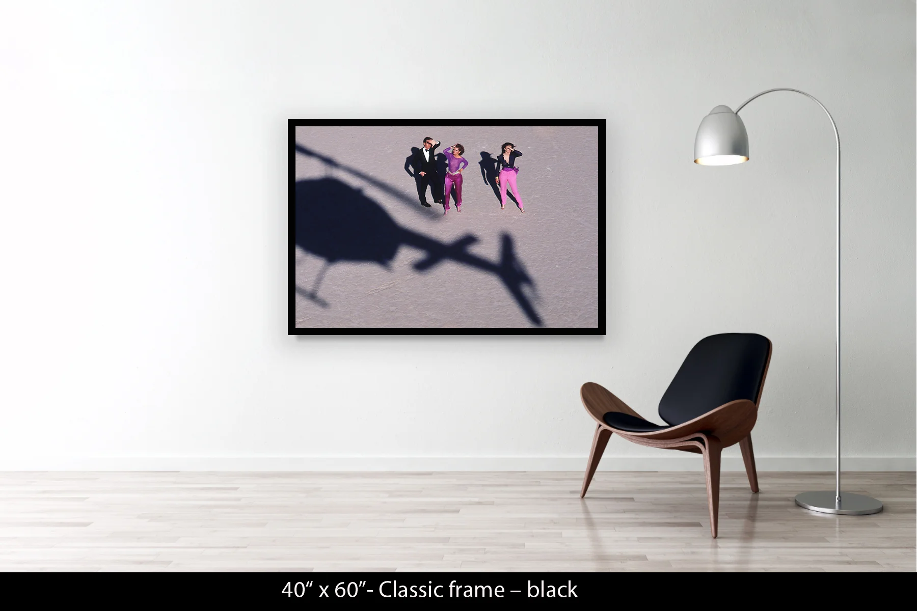 40"x60" | Classic Frame Black