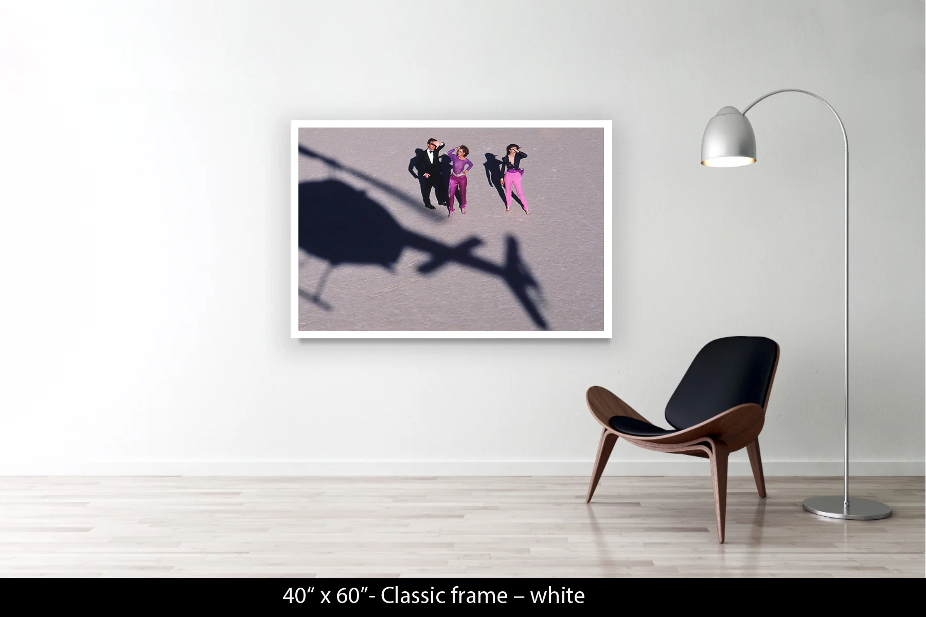 40"x60" | Classic Frame White