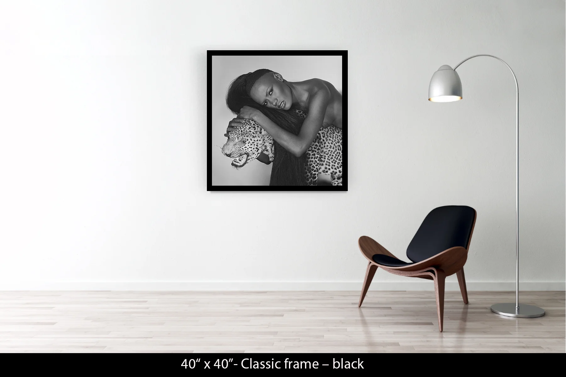 40"x40" | Classic Frame Black