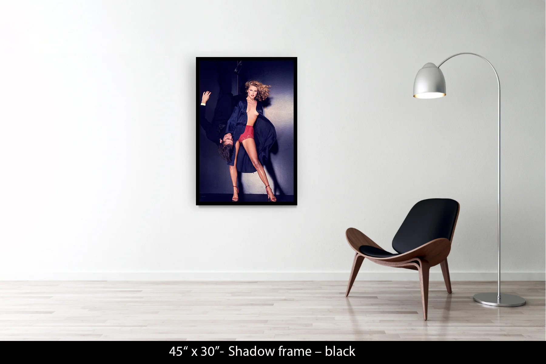 45"x30" | Shadow Frame Black