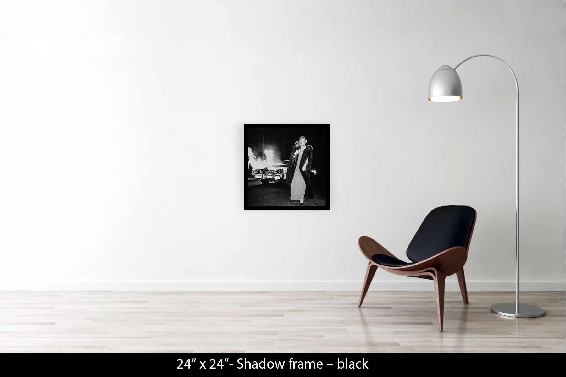 24"x24" | Shadow Frame Black
