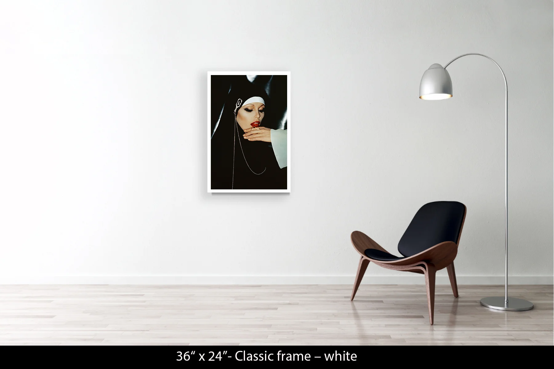 36"x24" | Classic Frame White