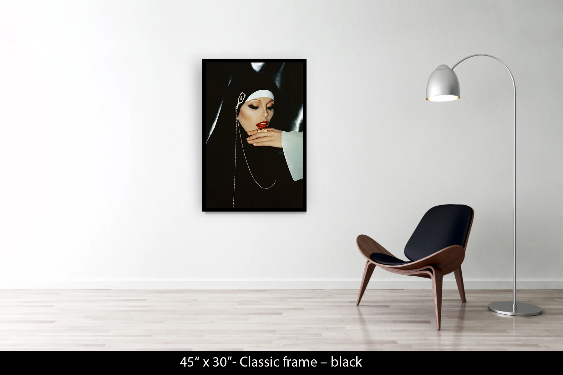 45"x30" | Classic Frame Black