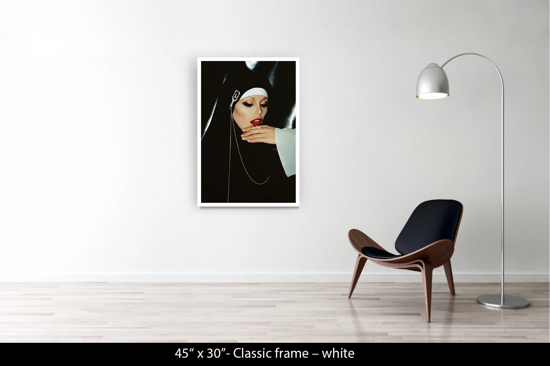 45"x30" | Classic Frame White