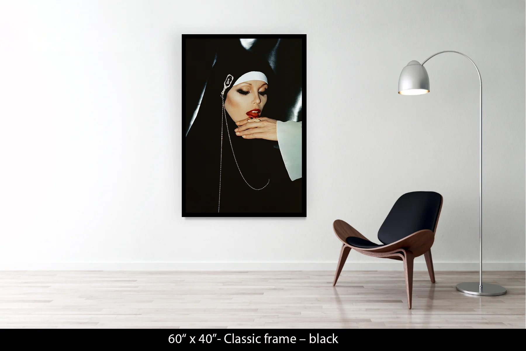 60"x40" | Classic Frame Black