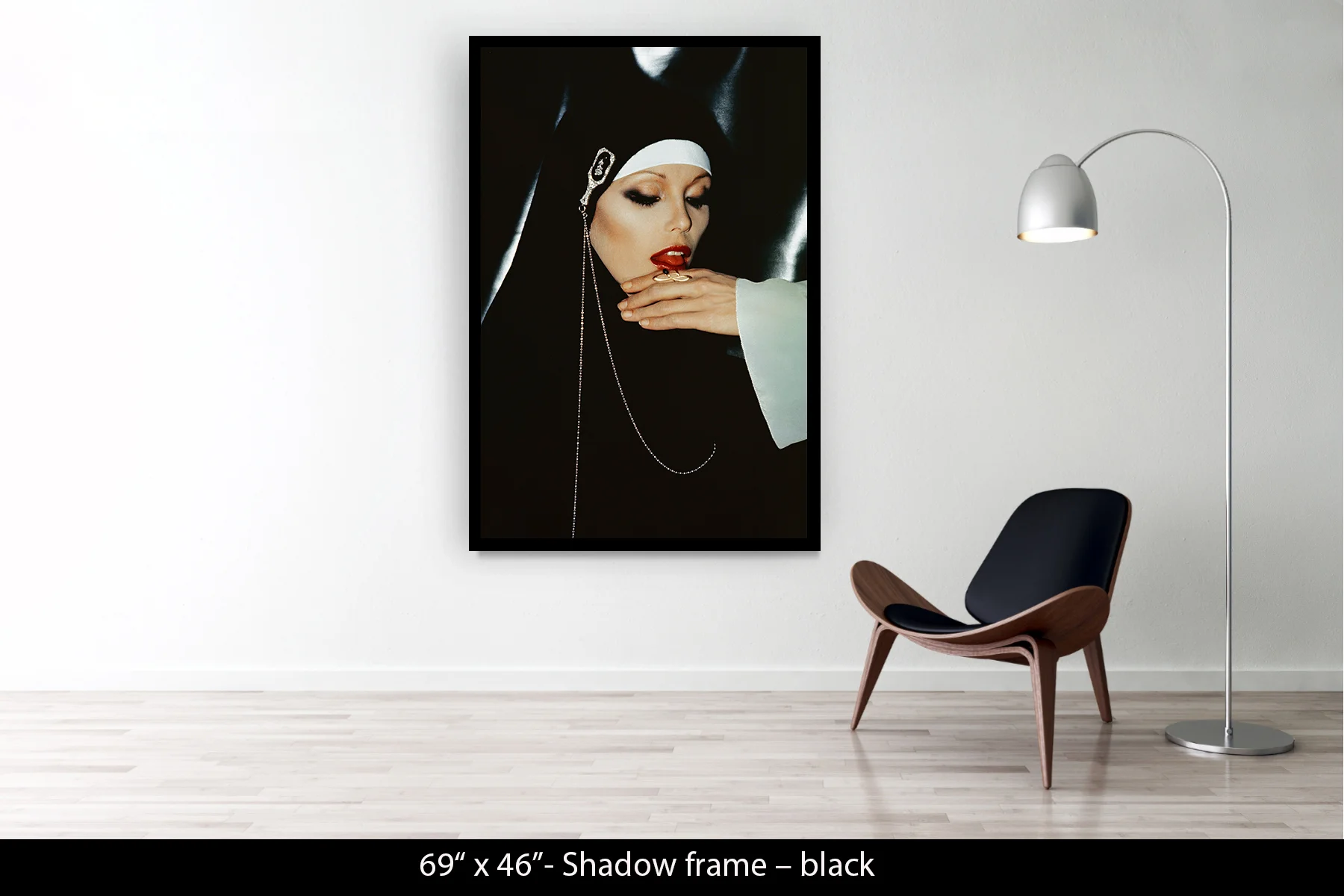 69"x46" | Shadow Frame Black