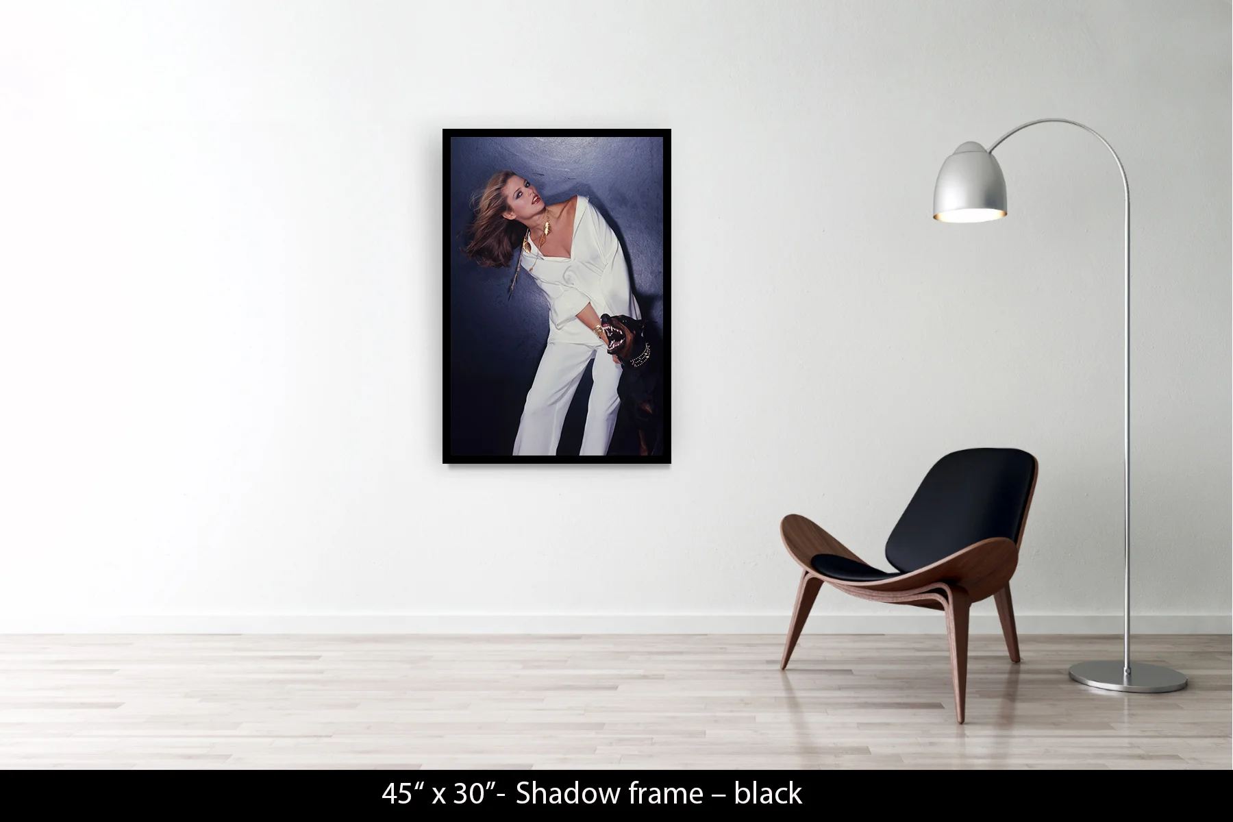 45"x30" | Shadow Frame Black