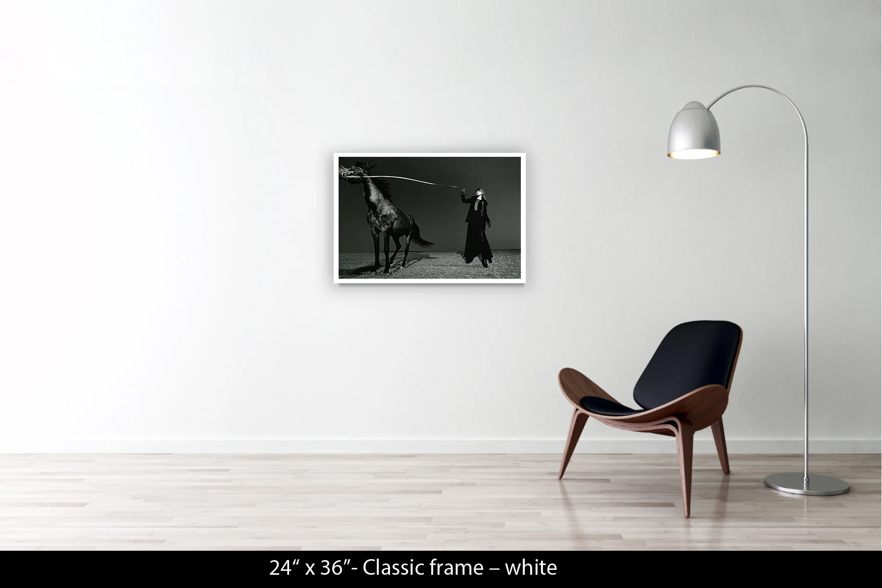 24"x36" | Classic Frame White