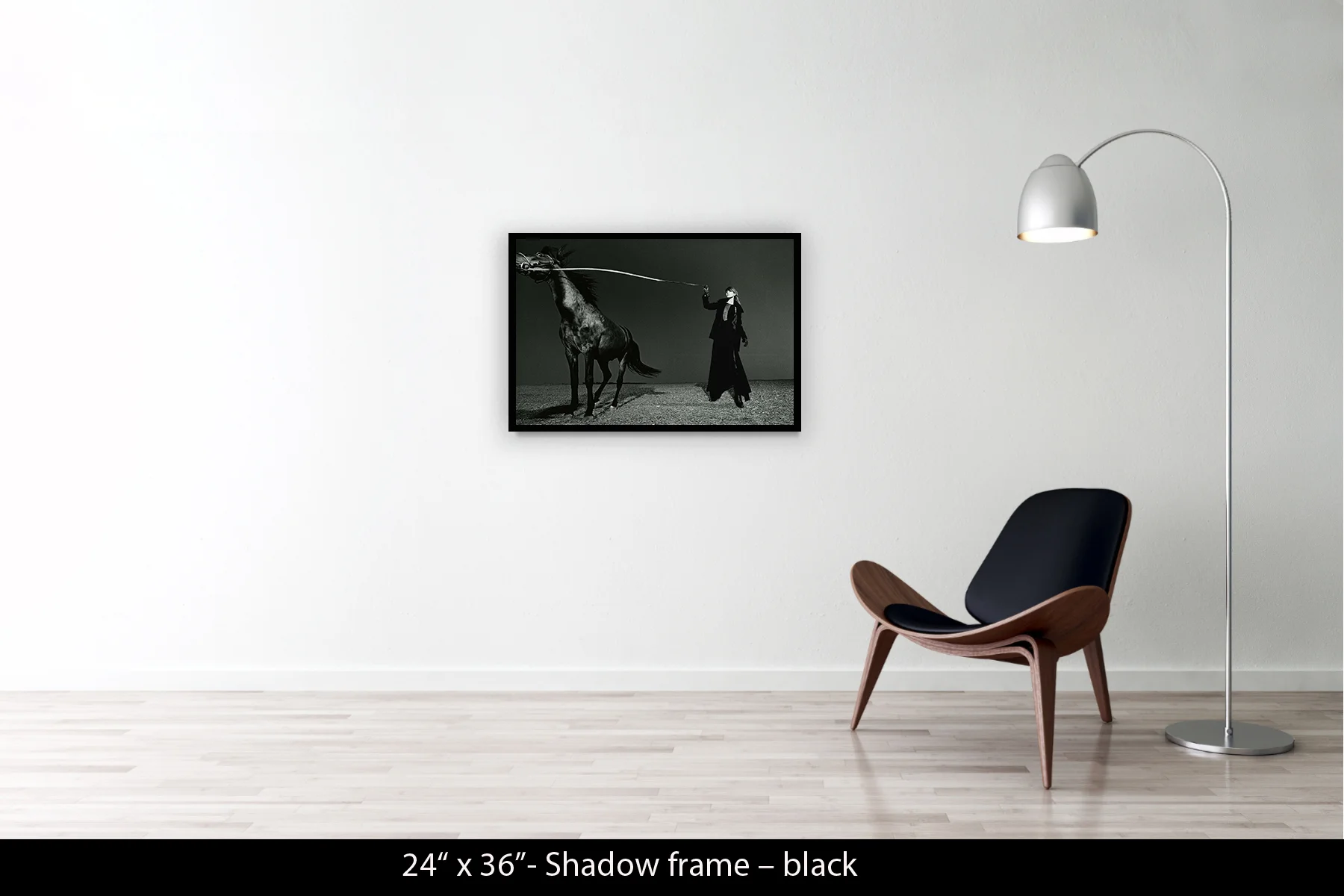 24"x36" | Shadow Frame Black