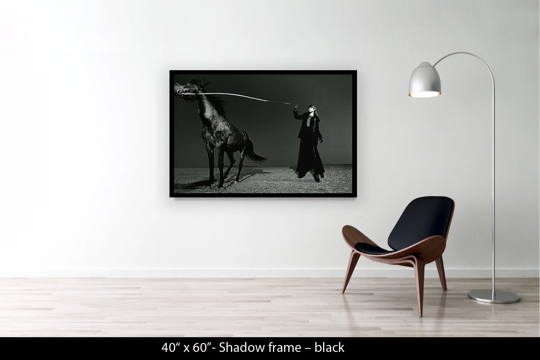 40"x60" | Shadow Frame Black