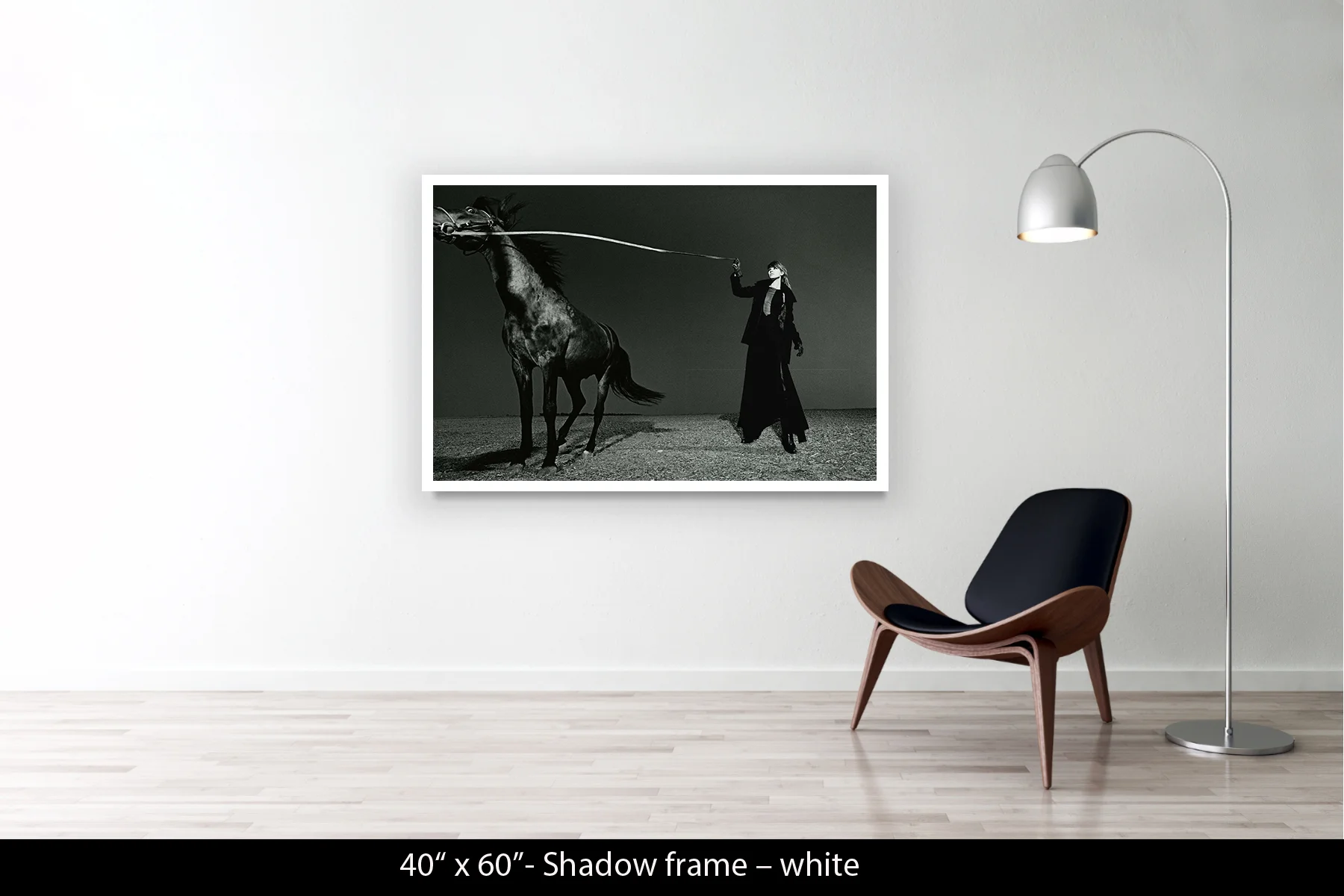 40"x60" | Shadow Frame White