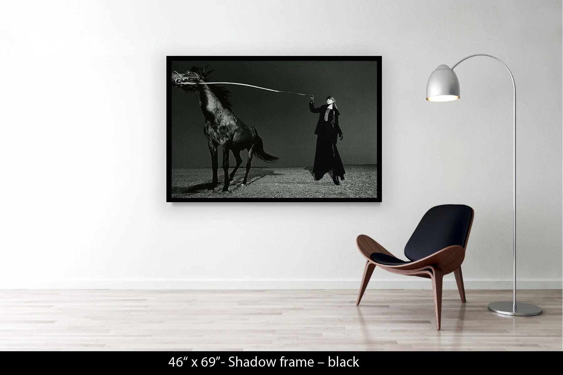 46"x69" | Shadow Frame Black
