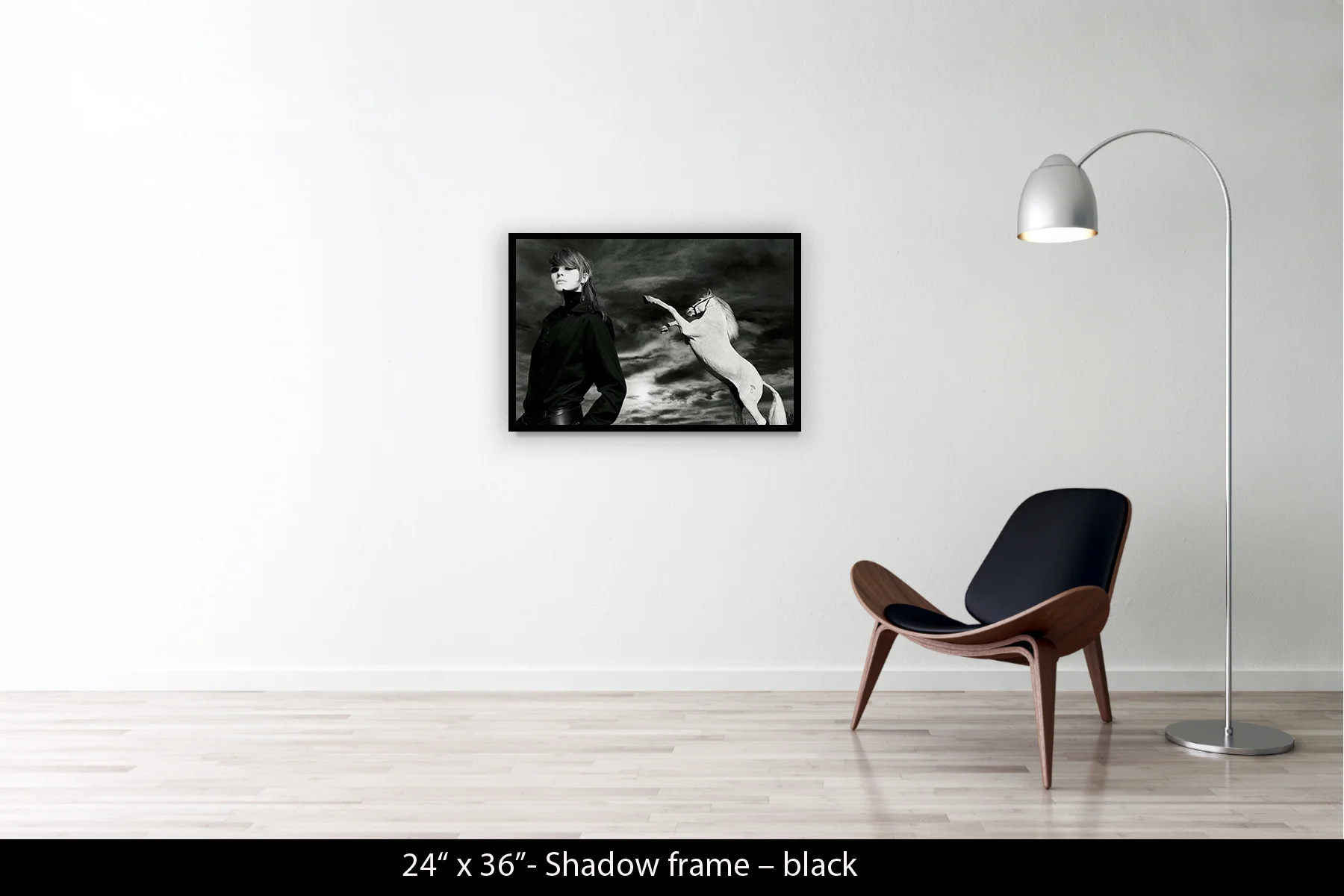 24"x36" | Shadow Frame Black