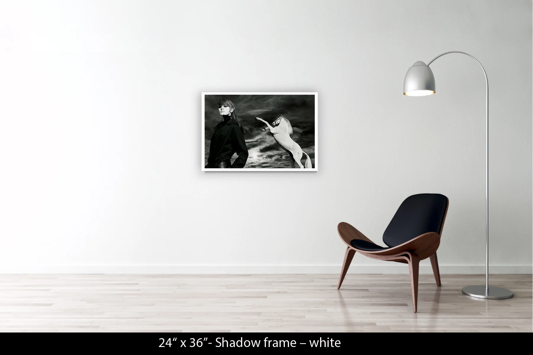 24"x36" | Shadow Frame White