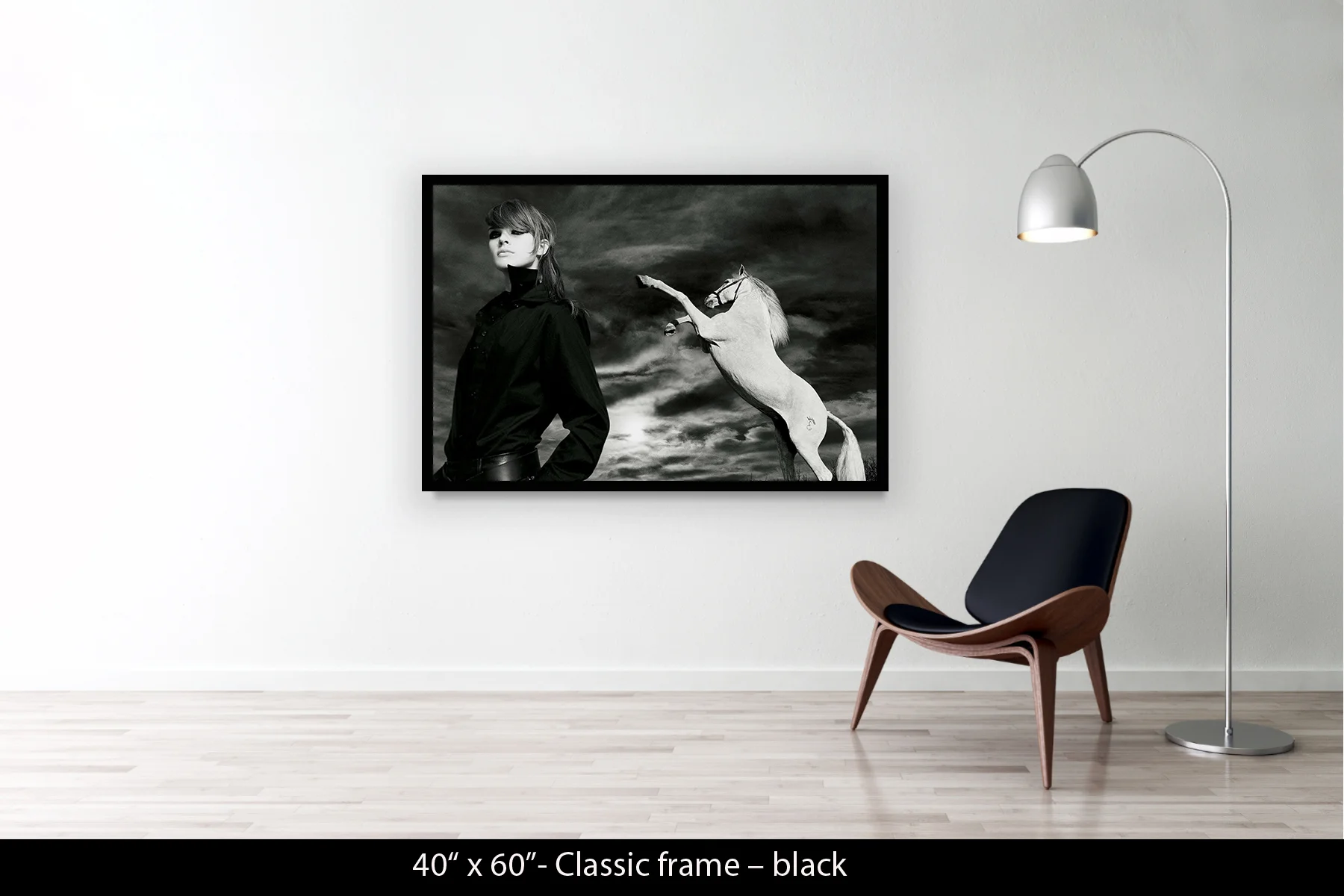 40"x60" | Classic Frame Black