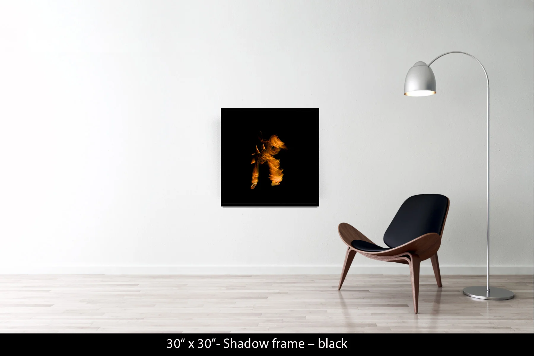 30"x30" | Shadow Frame Black
