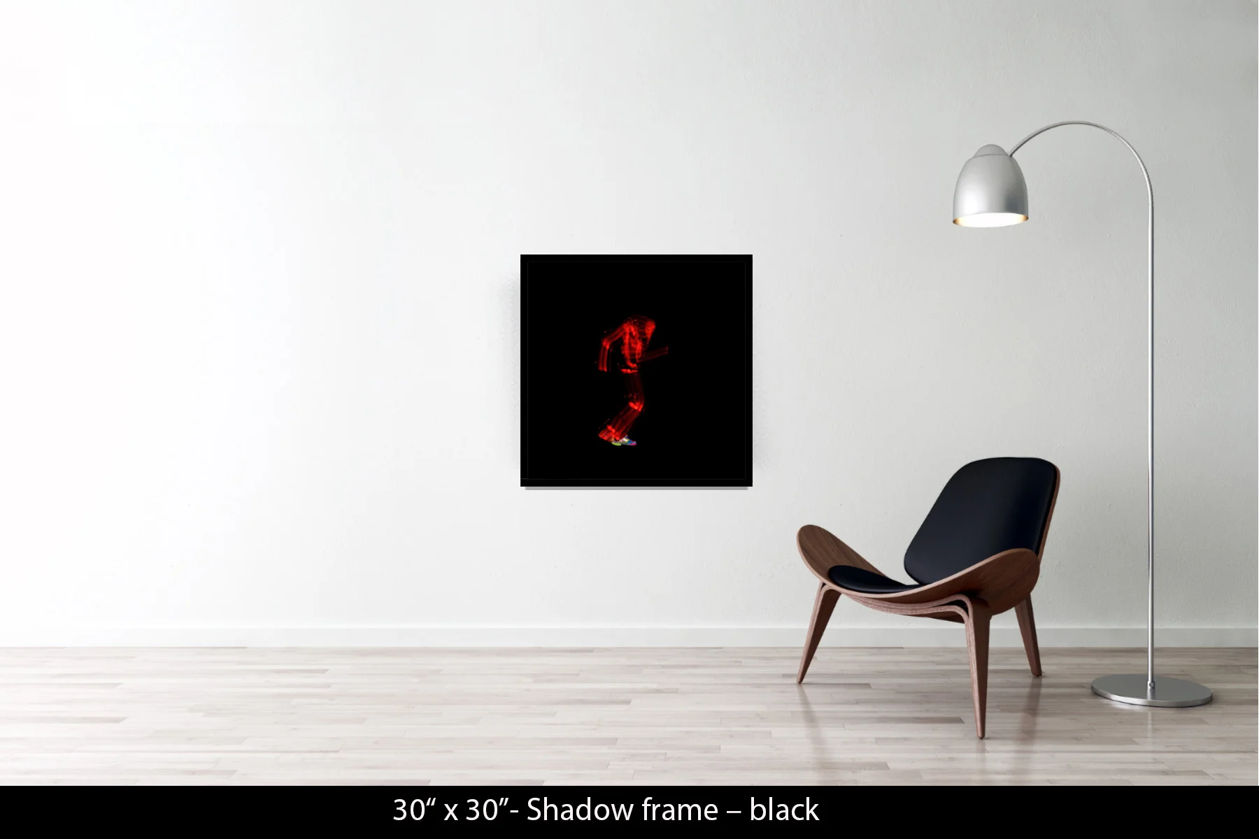 30"x30" | Shadow Frame Black