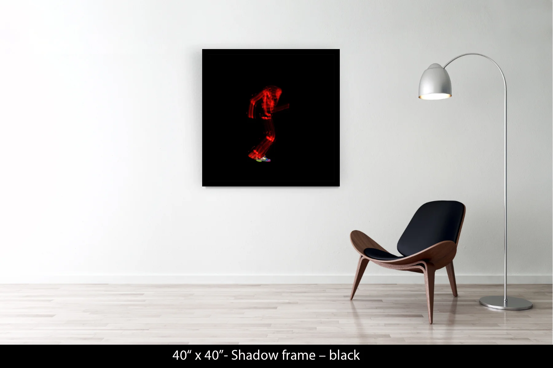 40"x40" | Shadow Frame Black
