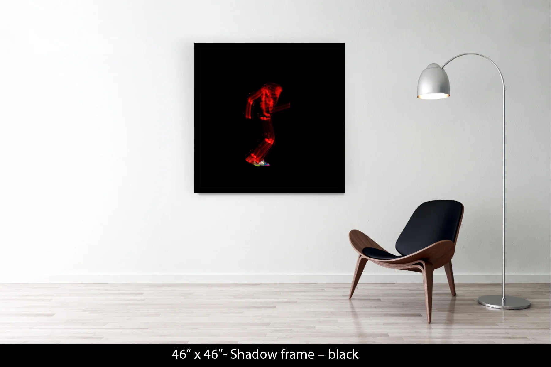 46"x46" | Shadow Frame Black