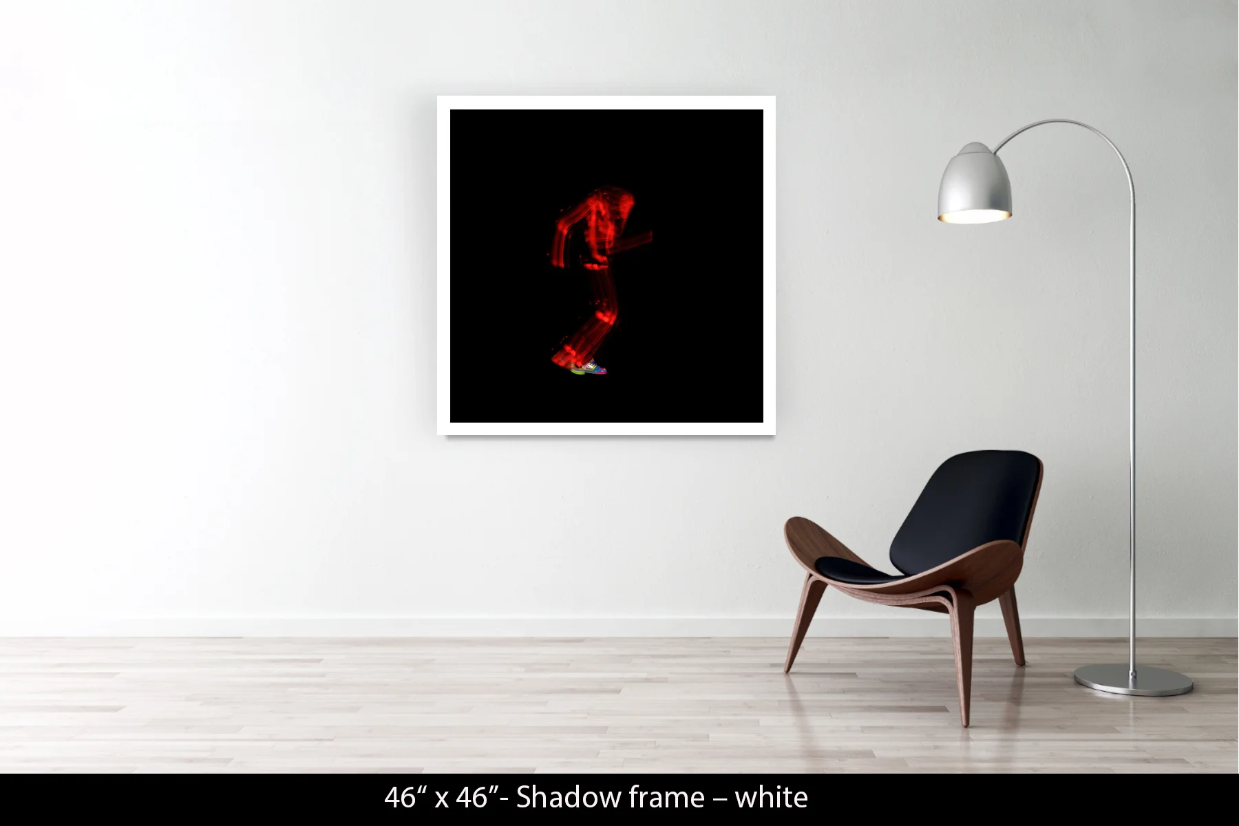 46"x46" | Shadow Frame White
