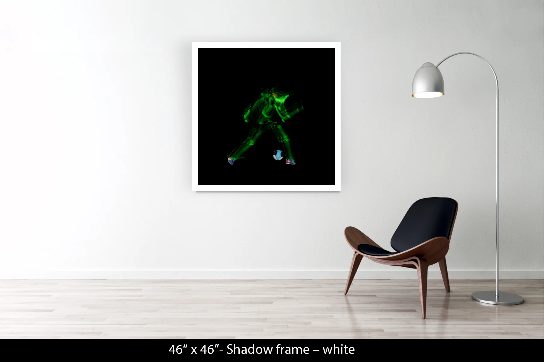 46"x46" | Shadow Frame White