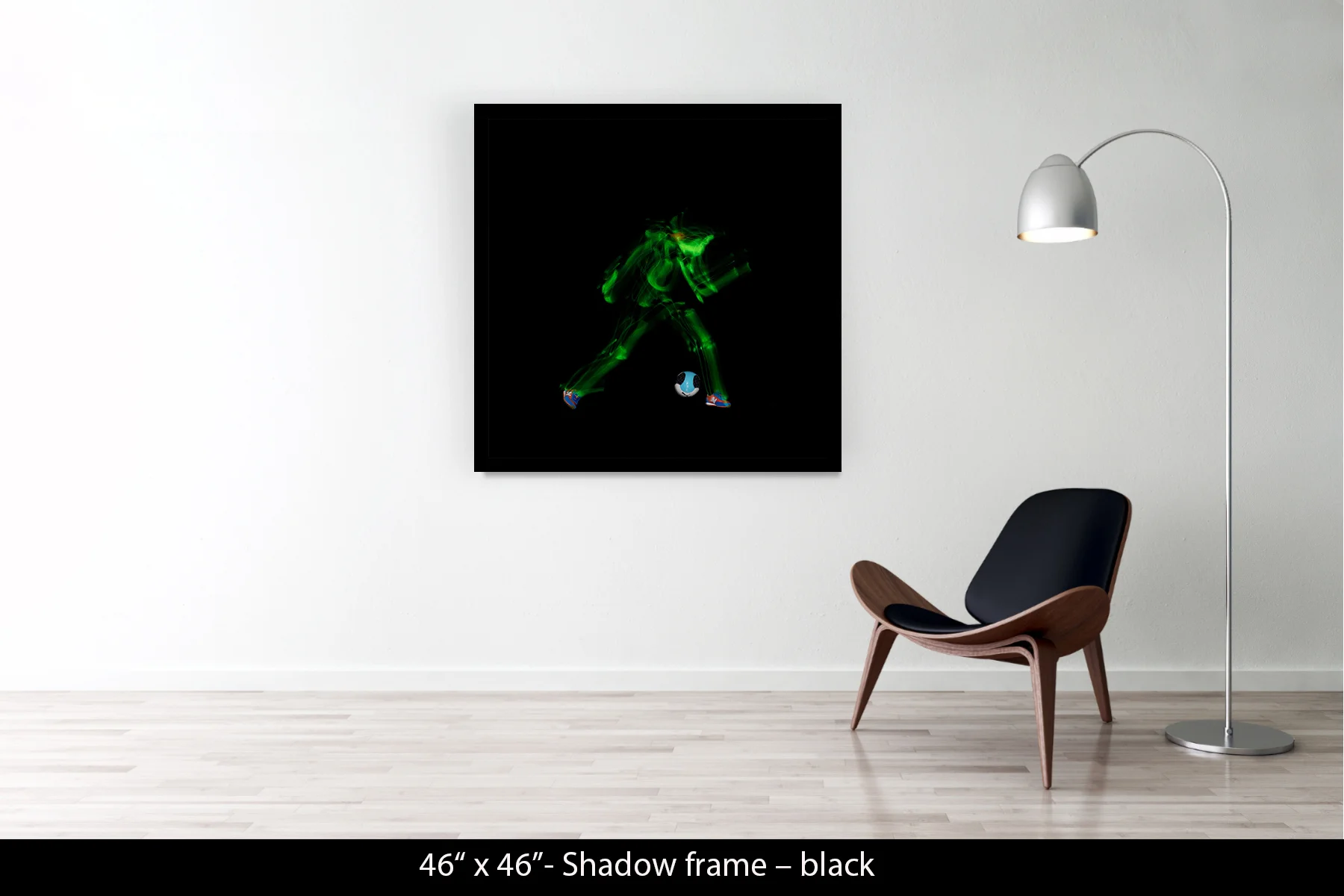 46"x46" | Shadow Frame Black