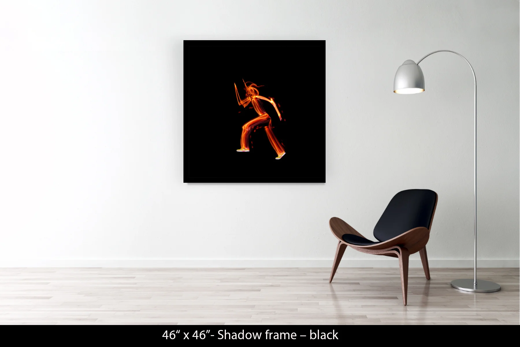 46"x46" | Shadow Frame Black