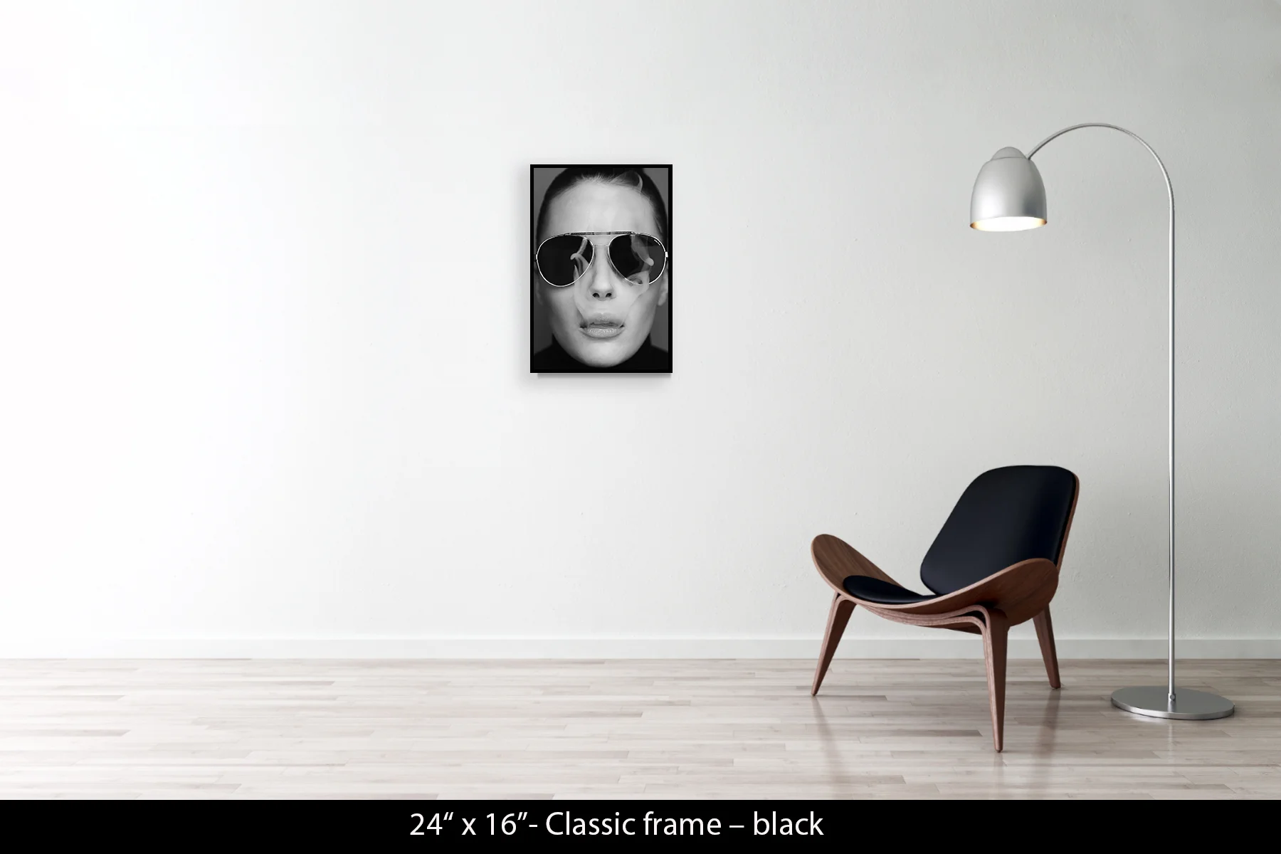 24"x16" | Classic Frame Black