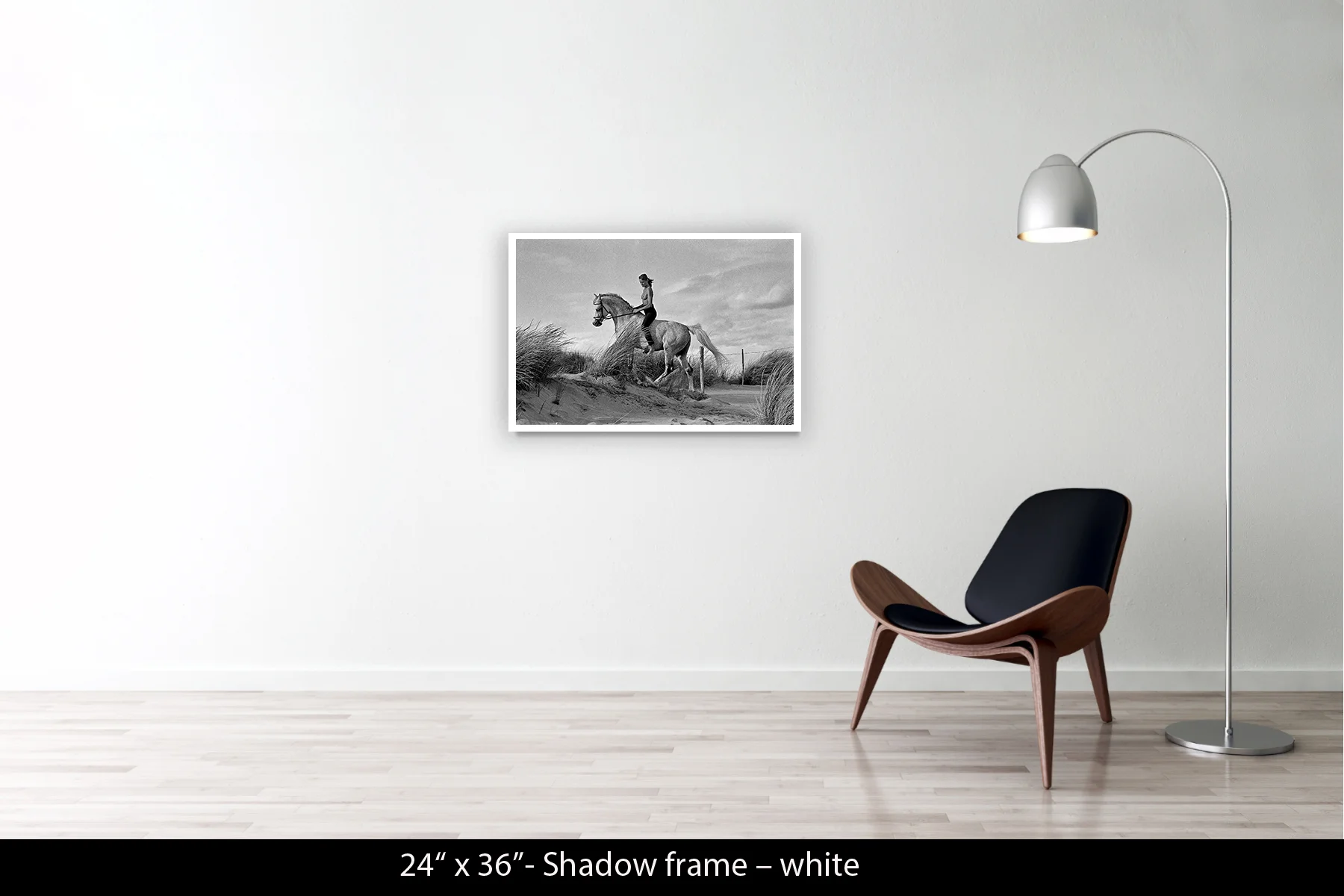 24"x36" | Shadow Frame White