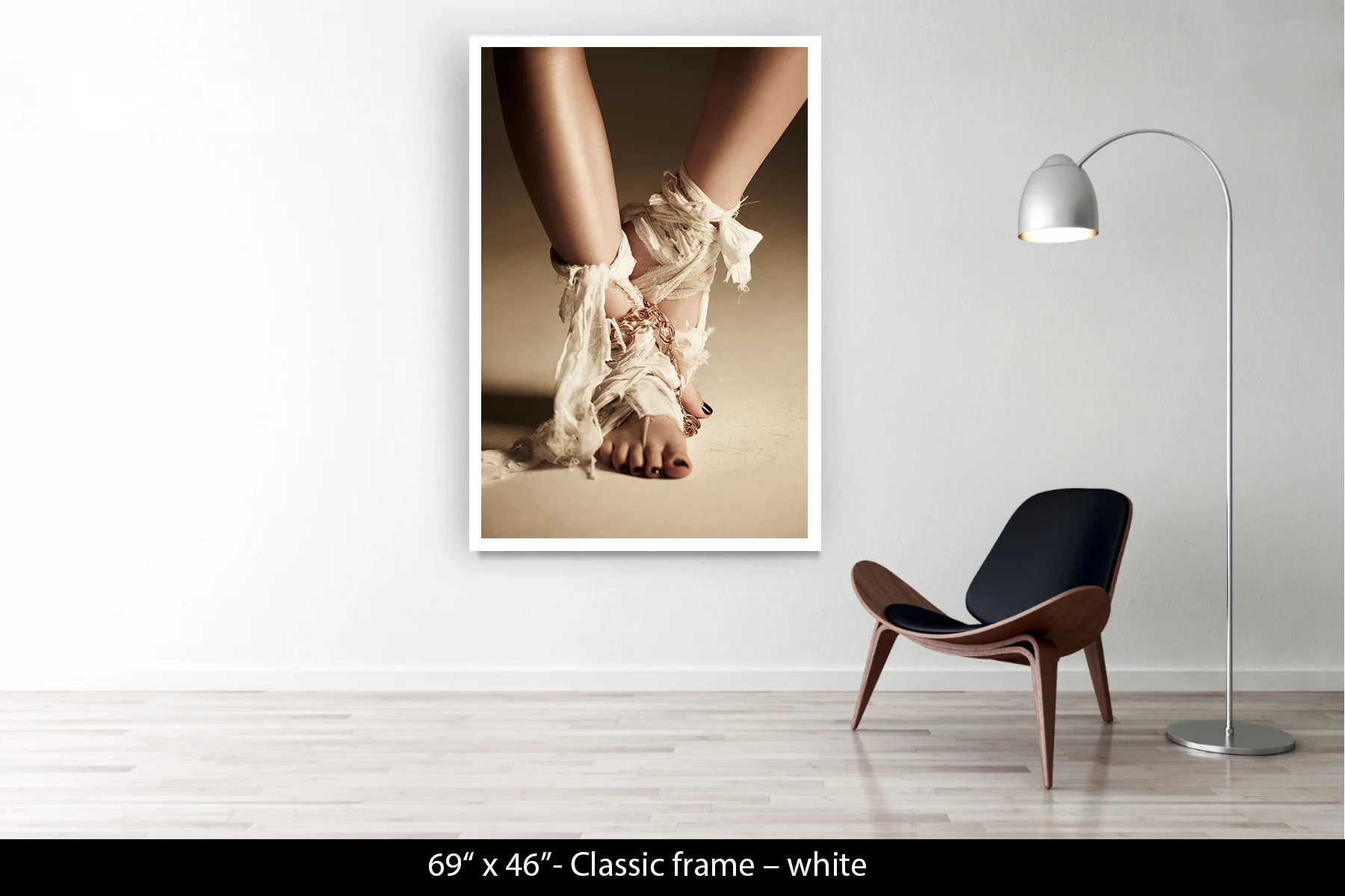 69"x46" | Classic Frame White