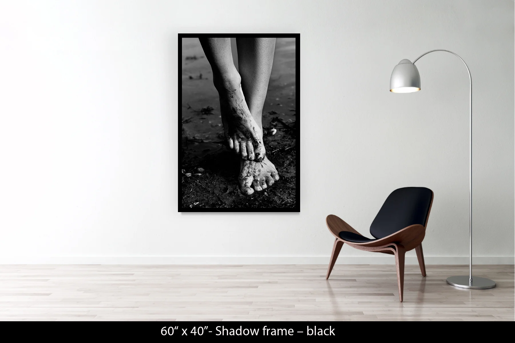 60"x40" | Shadow Frame Black