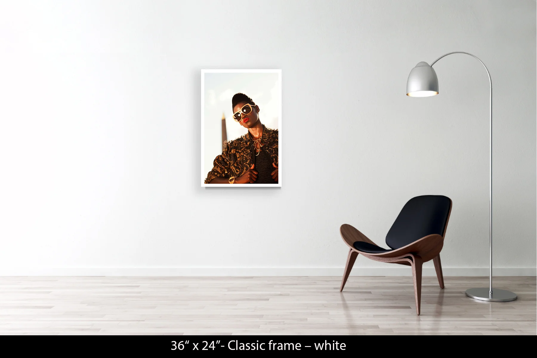 36"x24" | Classic Frame White