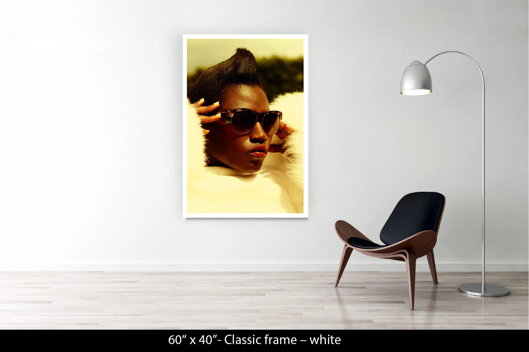 60"x40" | Classic Frame White