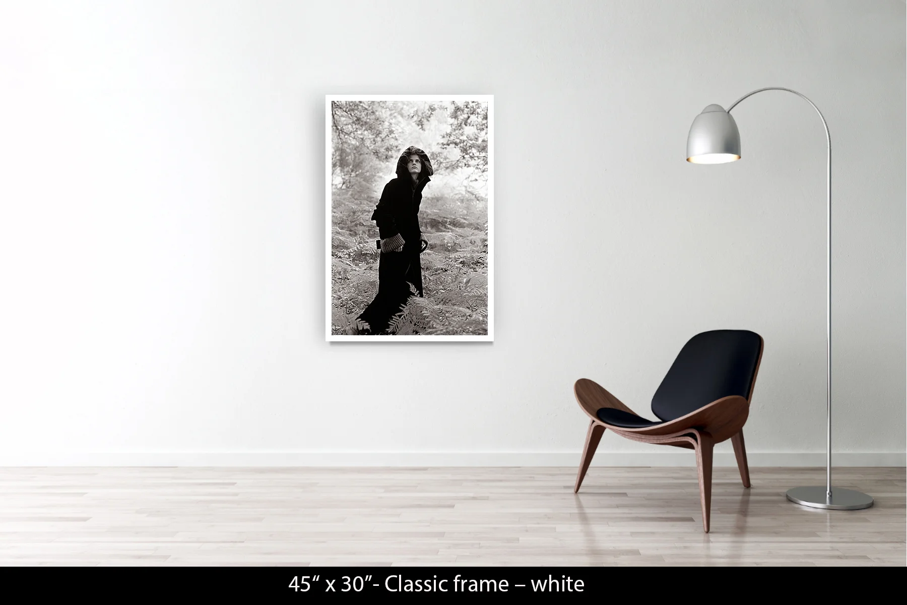 45"x30" | Classic Frame White