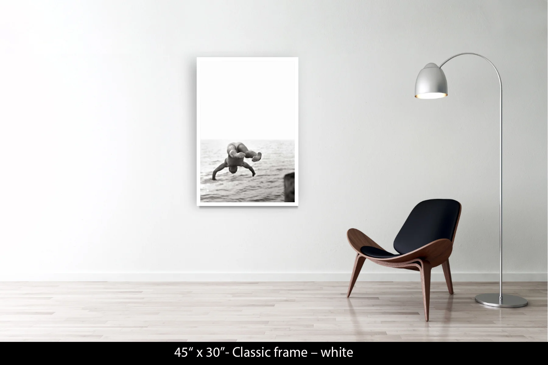 45"x30" | Classic Frame White