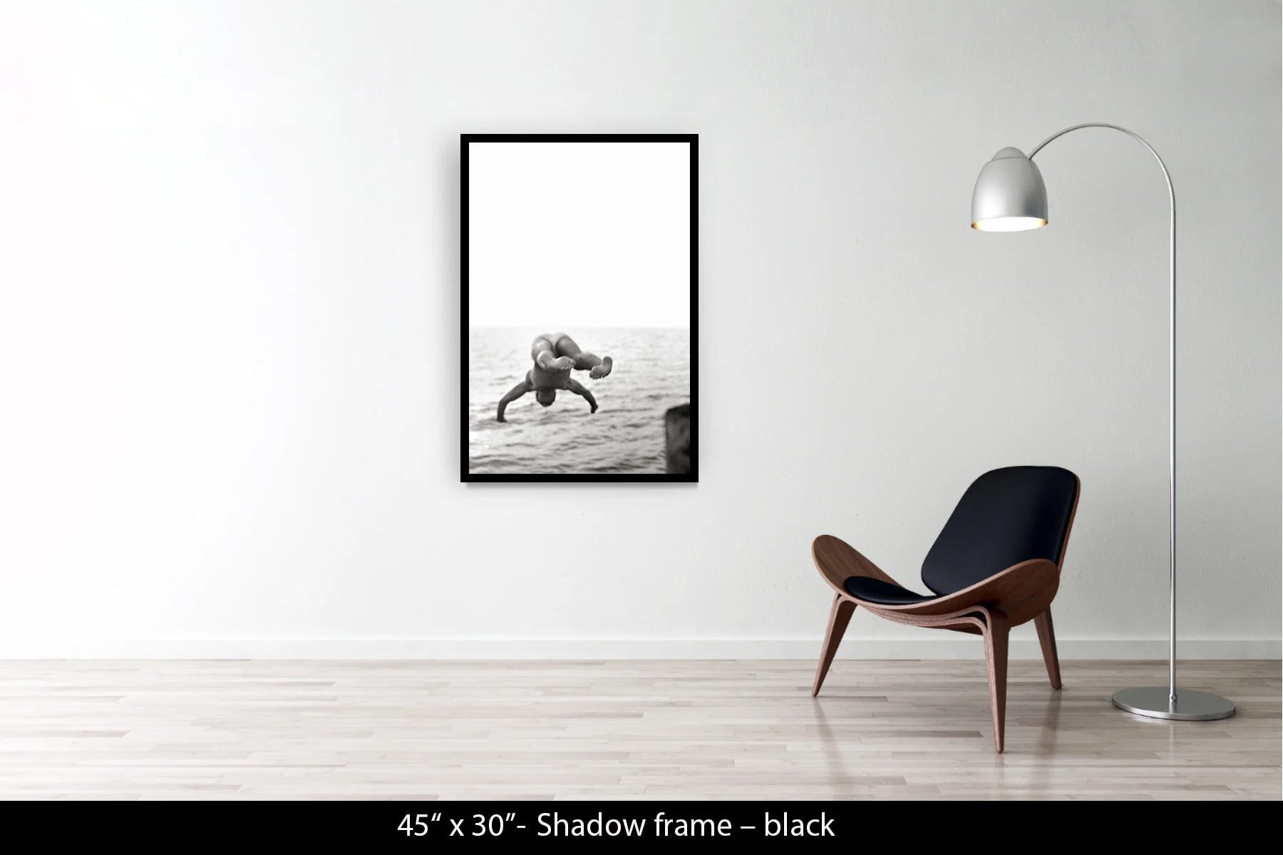45"x30" | Shadow Frame Black