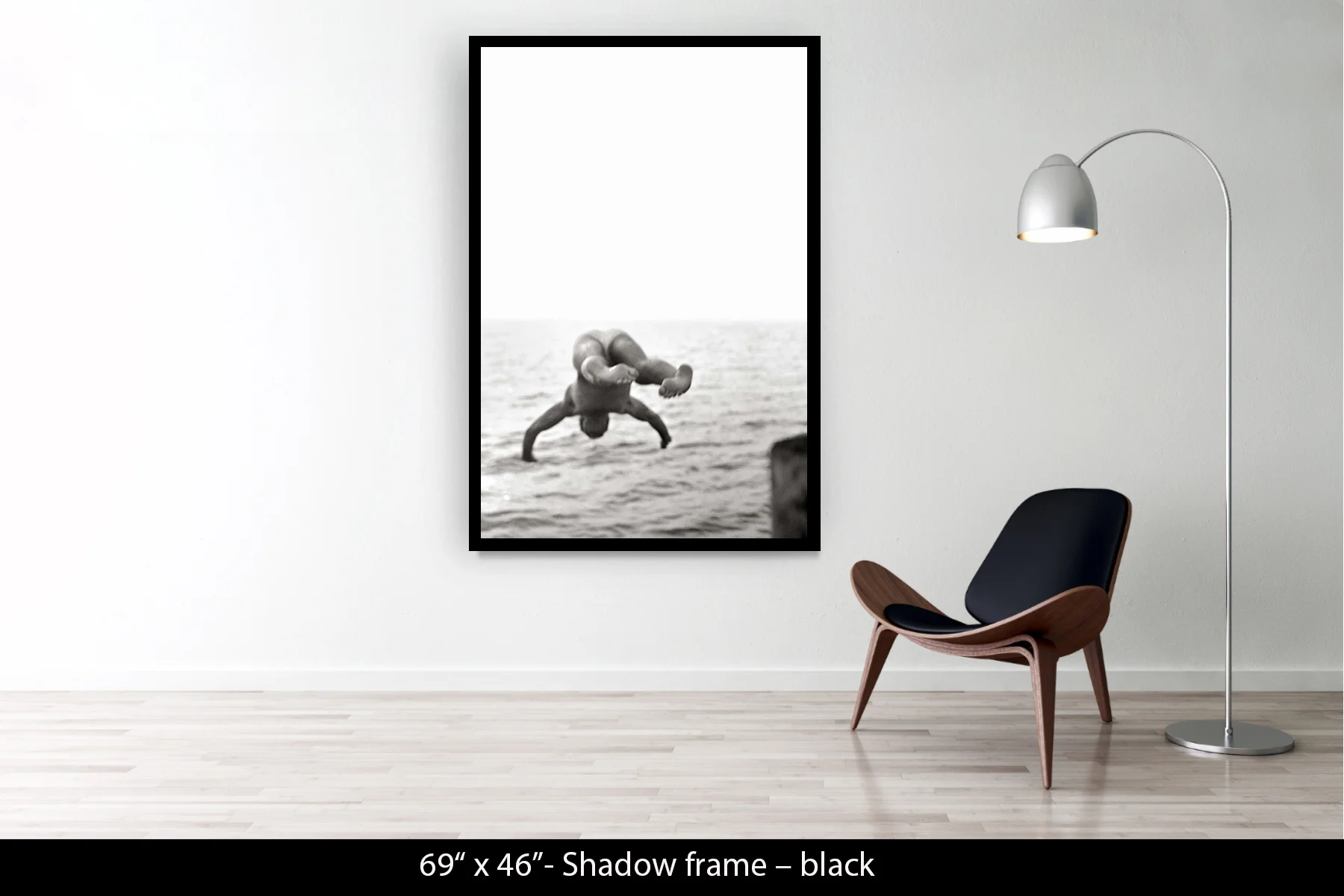 69"x46" | Shadow Frame Black