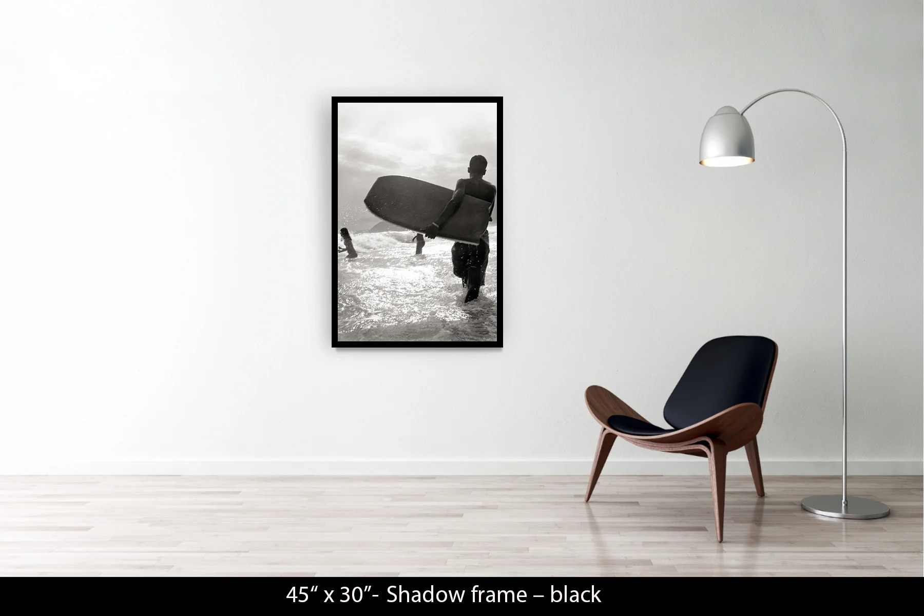 45"x30" | Shadow Frame Black