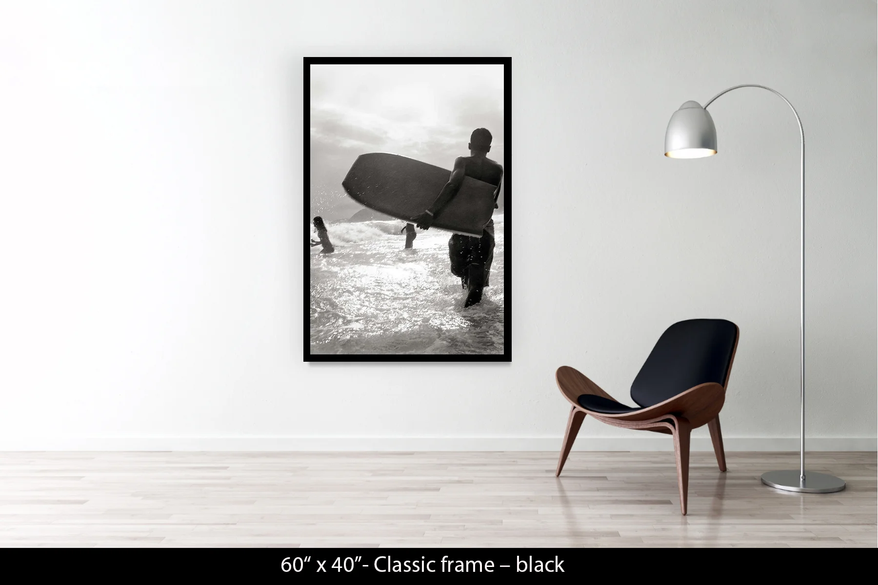 60"x40" | Classic Frame Black